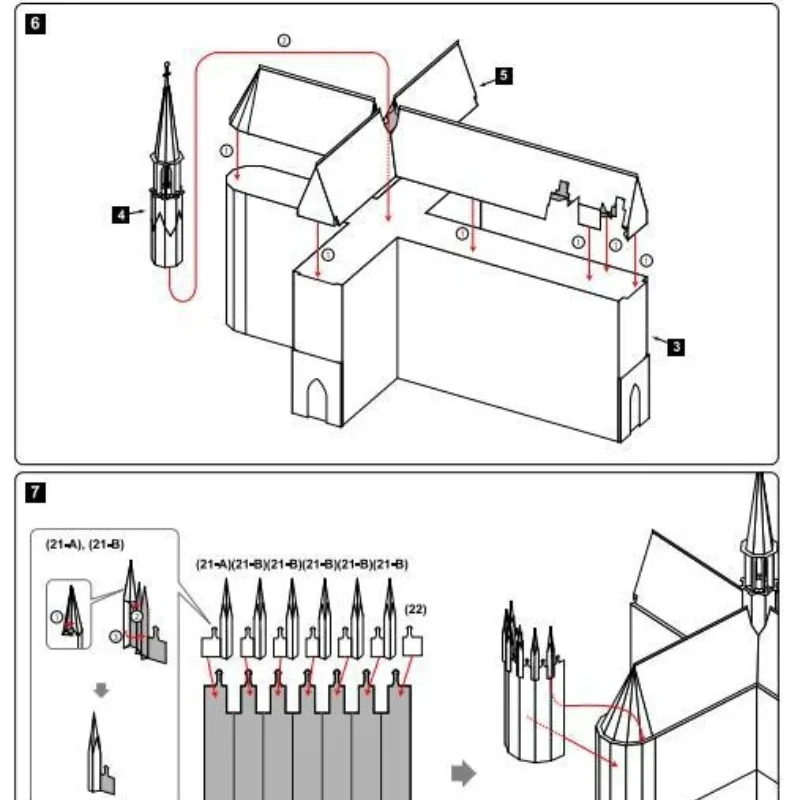 3D Paper Model Germany Cologne Cathedral Craft Paper Model DIY Education Toy