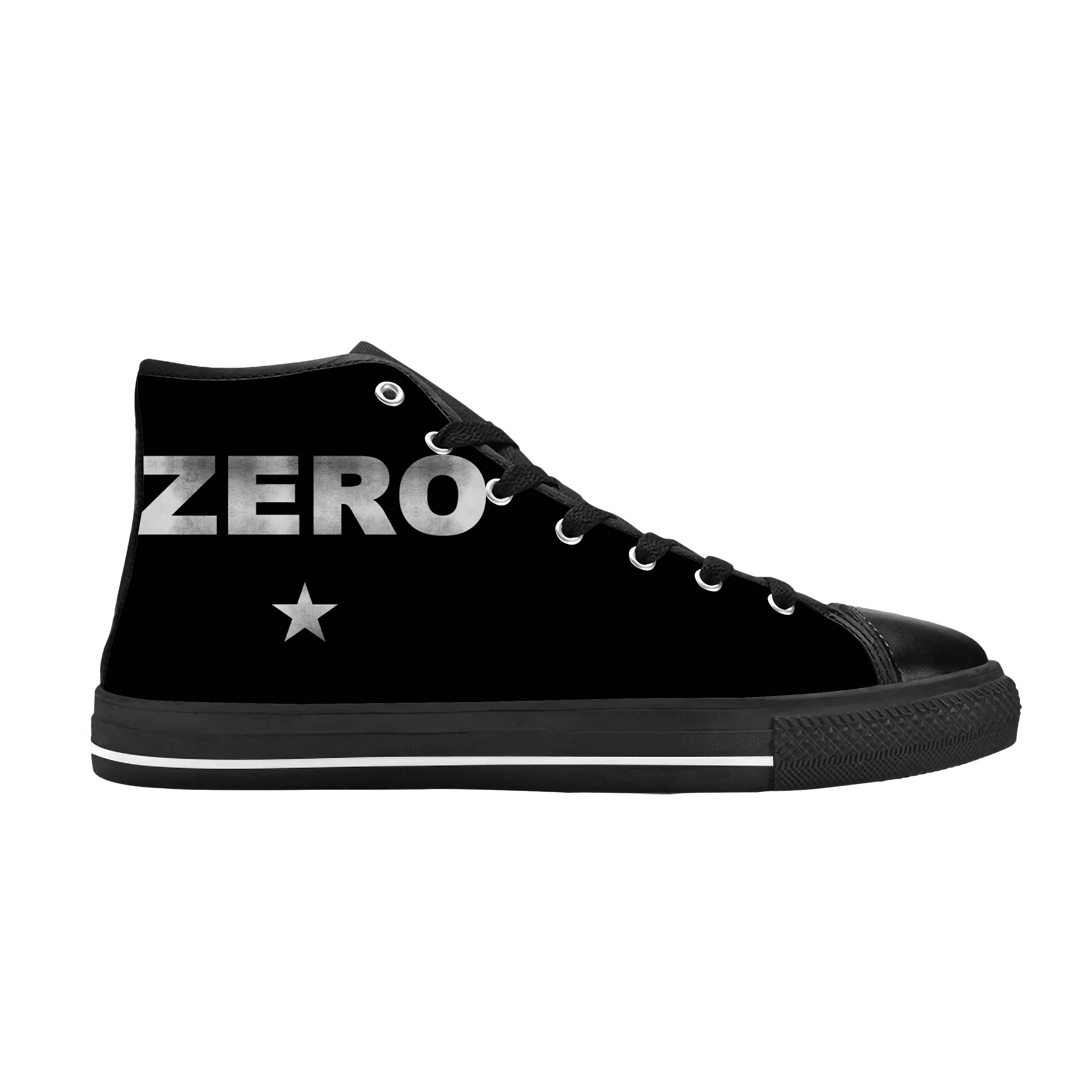 Hot Smashing Pumpkins Zero Rock Band Singer Music Casual Cloth Shoes High Top Comfortable Breathable 3D Print Men Women Sneakers