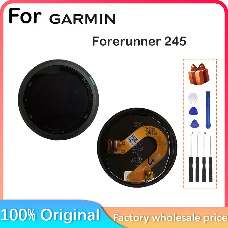 For Garmin Forerunner 245 LCD Display Screen Replacement Screen Repair Replacement For Garmin Music Watch 245 LCD