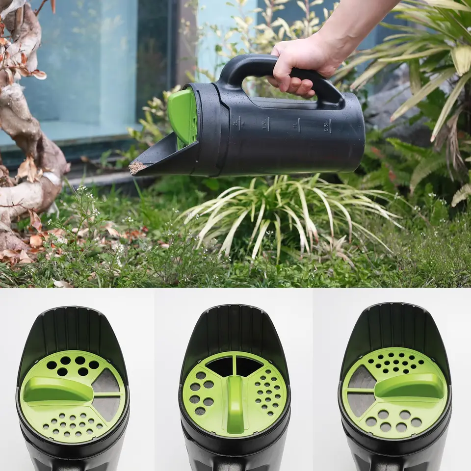 Handspreider - Antislip Grip Meststof Spreading Tool,Zout Hand Spreader | Voor Thuis Gazon Achtertuin Boerderij Yard Zout Ice Melt