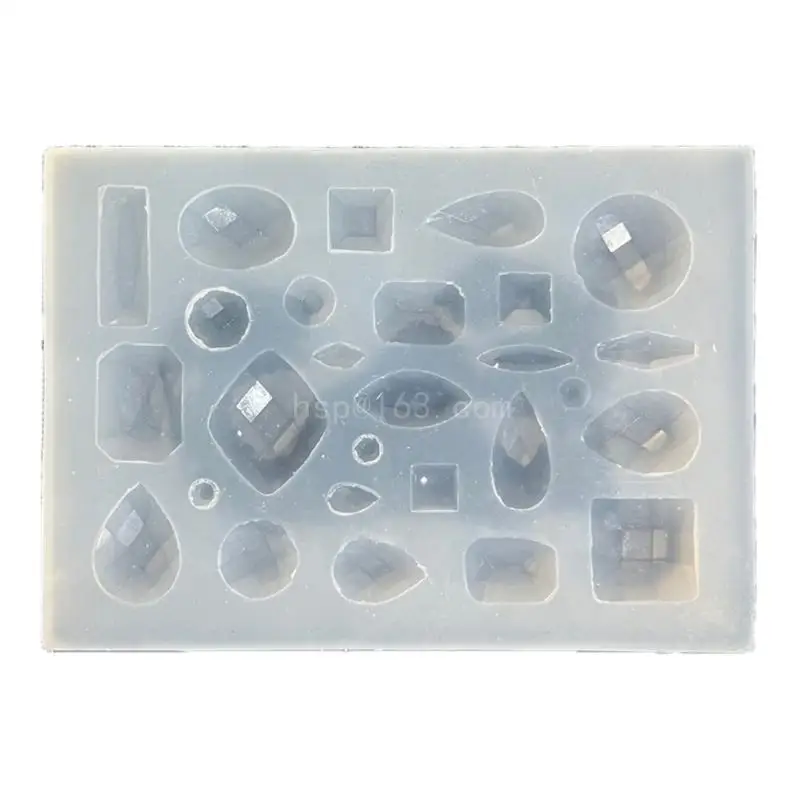 

Flexible Silicone Mold Diamond Shaped Accessories Mould Epoxy Resin Moulds Jewelry Making Tool for DIY Enthusiasts