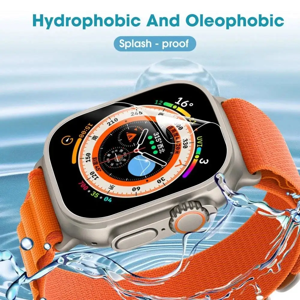 Screen protector for Apple Watch Series 9 8 7 6 SE 5 4 Ultra 2 49mm 44mm 40mm 45mm 41mm Film Cover