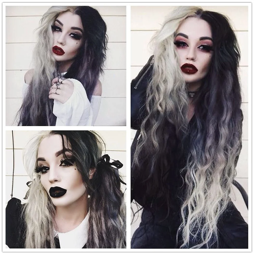 Half And Half Dyed Hair Tumblr