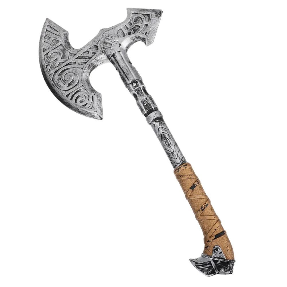 Anime Cosplay Props Makeup Ax Halloween Axe Fake Axes Plastic Prank Decoration