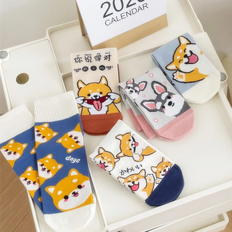 

New Disney Cartoon Socks Anime Character Strawberry Bear Lotso Theme Student Exquisite Casual Socks Autumn Winter Trendy Sock