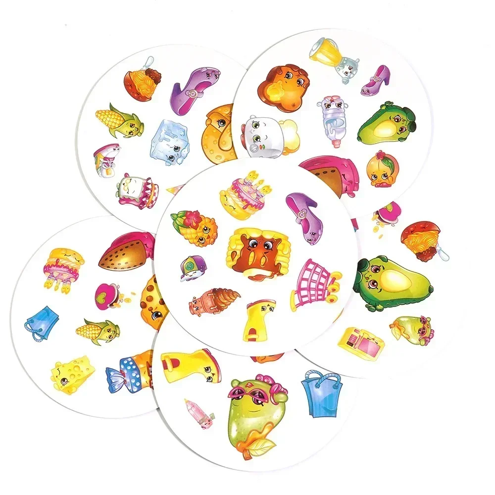 Spot it Years of Wonder Dobble 카드 게임, HP 동물 보드 게임 플레이어 파티 게임, 2-8 인 게임, HP 메탈 박스 카드, 30 PCs, 55PCs