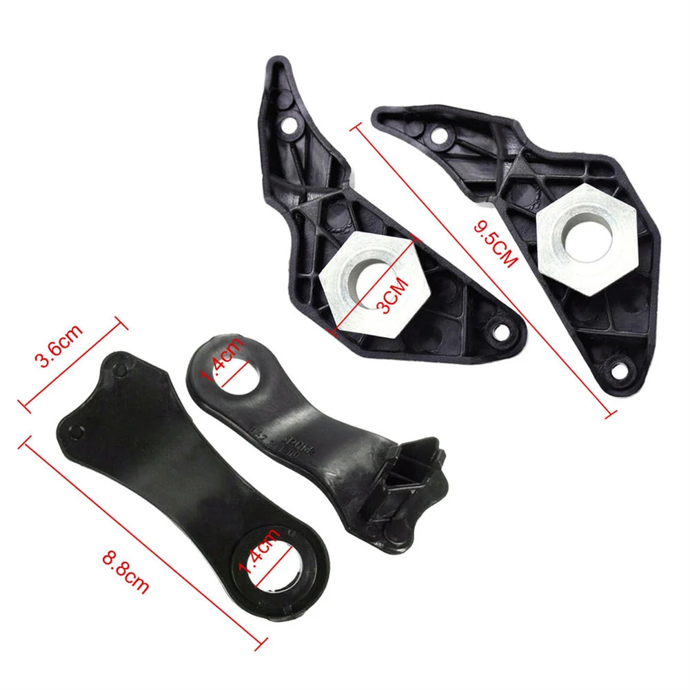 Headlight Mounting Brackets 4pcs Car Headlight Bracket Mount Holder Clips Right+Left for BMW E60 E61 525i 530i 540i 545i 550i 63126941478 63126942478