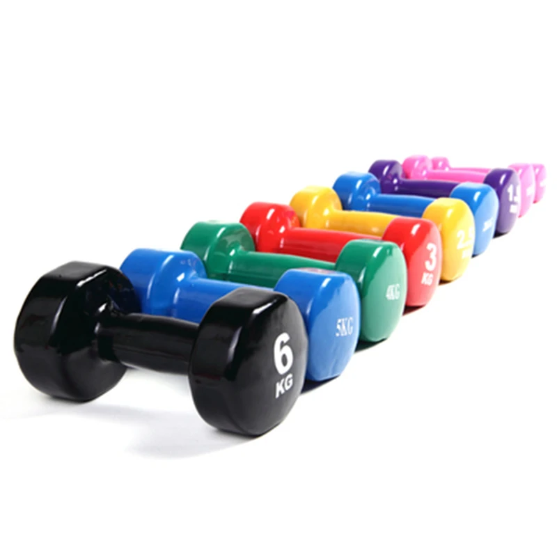 Ladies Dumbbell Color Exercise Arm Muscles Front Neck Squat Children's Weight-bearing Fitness Exercise Home Fitness Machine