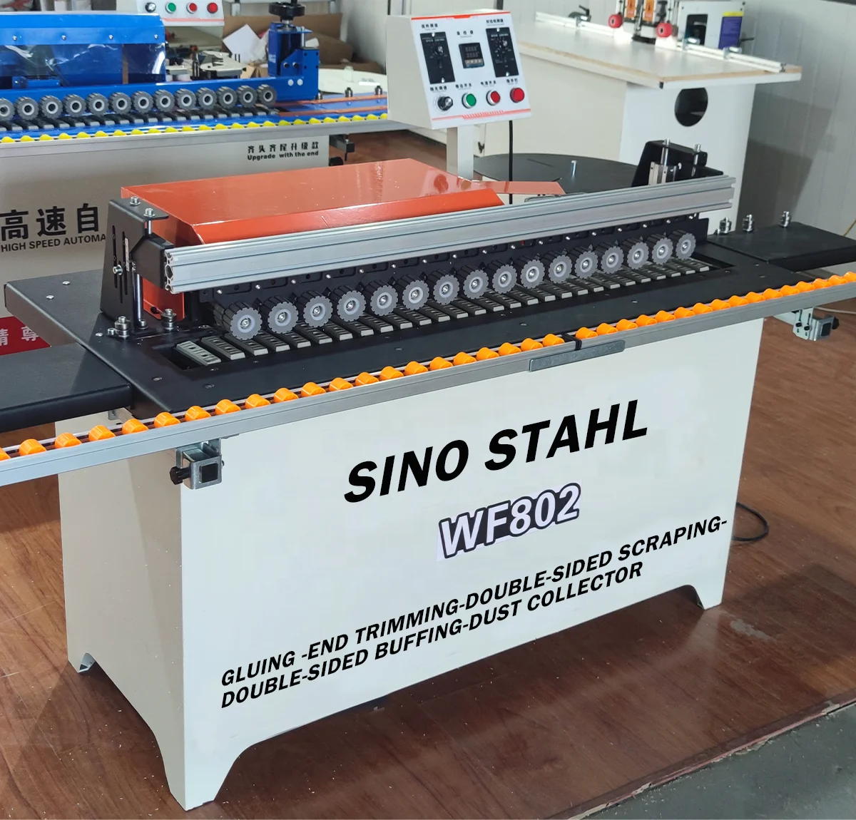 WF802C Large capacity high speed edge banding machine automatic edge