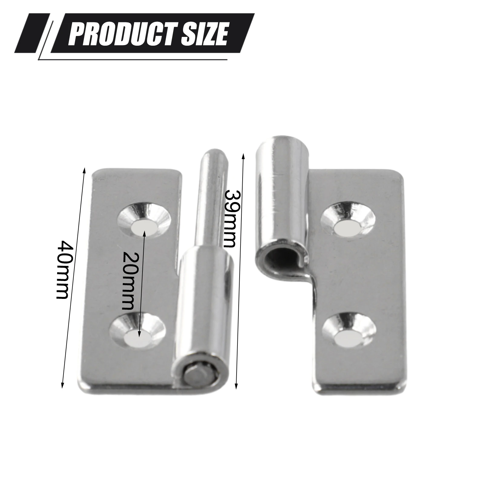 

Detachable Hinge Stainless Steel Flag Shape Hinge For Aluminum Door Bathroom Slip Joint Removable Hinge Hardware