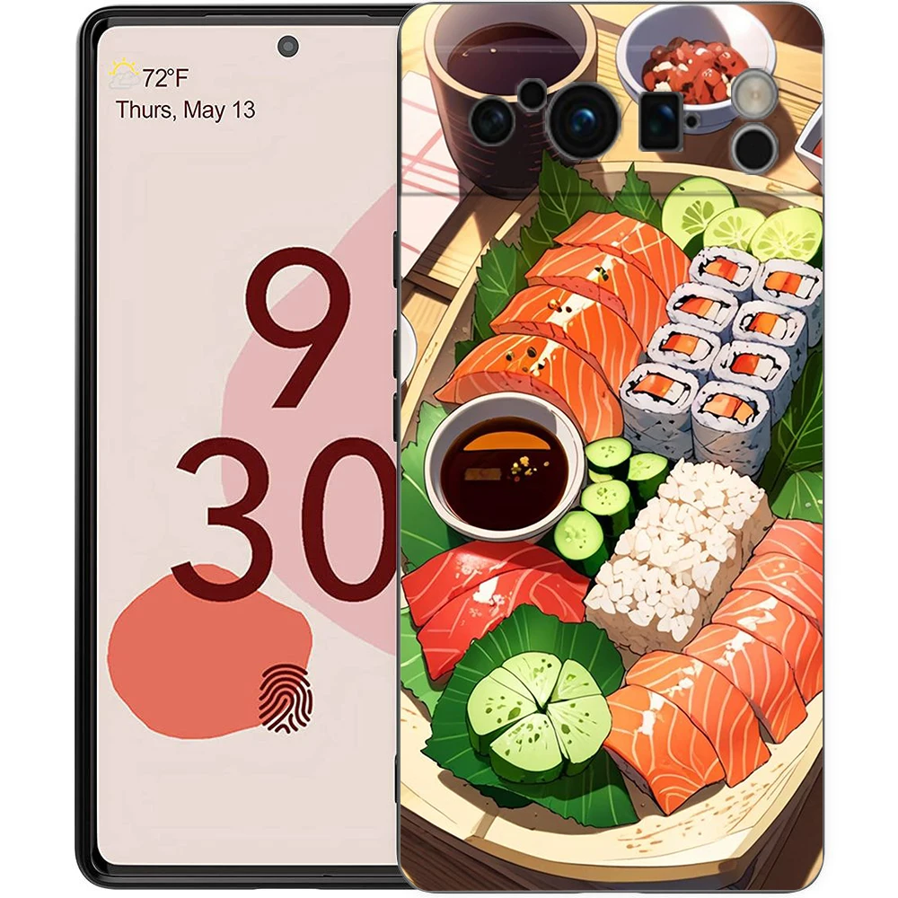 Cute Cartoon Sushi Soft TPU Phone Case Cover