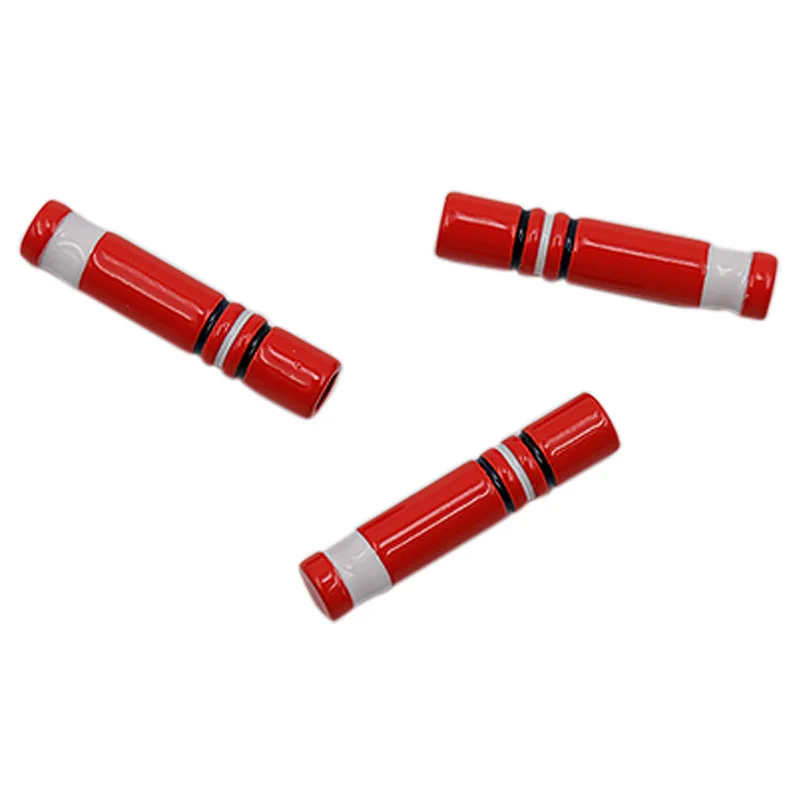 100pcs Wholesale Weiou Lace Accessories Red Metal Aglets 25*5MM Sneaker Canvas String Tips Soccer Skating Basketball Tape Heads