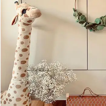 Giraffe Stuffed Plush doll Simulation Giraffe Sleeping Doll Toy For Baby Room Decoration Girls And Boys Birthday Gift 5