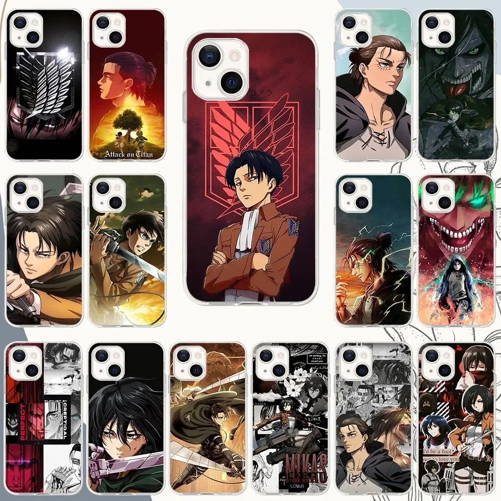 Tr-3 Attack On Titan Custodia Morbida Per Realme Narzo 50 50A C15 C17 C11 C12 C25 9 10 Prime Pro Plus