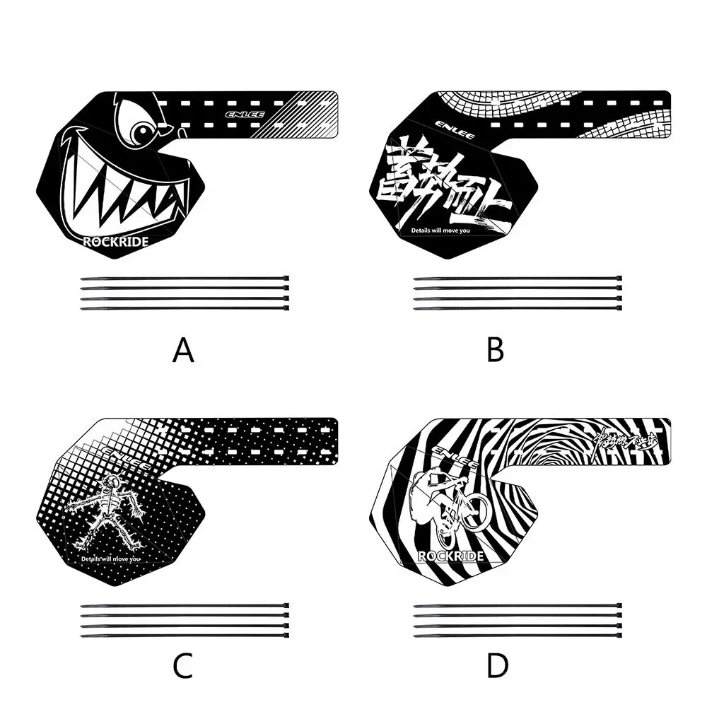 Black Bike Rear derailleur Guard Plate PP5 Repair Bicycle Fender Bike Accessories Bicycle Parts Protective plate Outdoor Sports