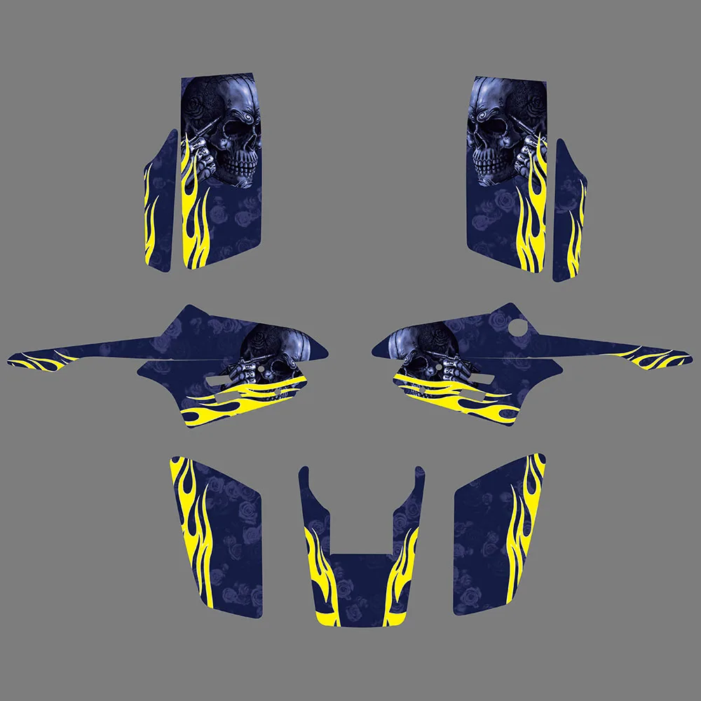Per Yamaha Warrior 350 Atv All Year Full Decal Sticker Kit Grafici Autocollant Pegatina Personalità Decorazione