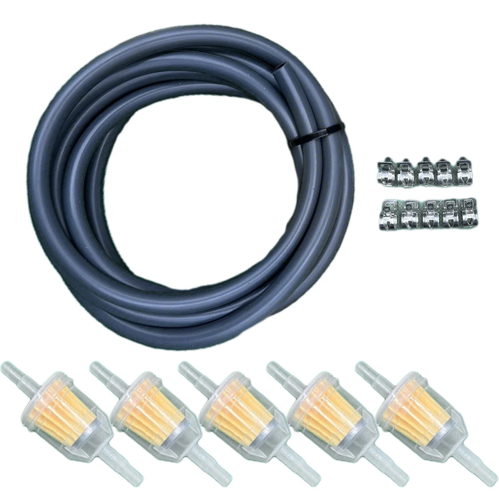 

Reliable 7ft 1/4 inch Fuel Line Hose Kit Compatible with For Tecumseh Small Engine Featuring Clamps and Filters