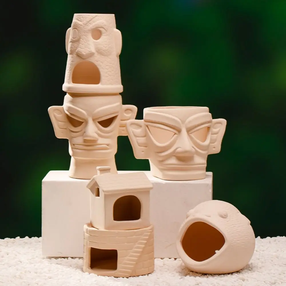 Ceramic Aquarium Shrimp Hideaway Multi-style Decorative Mushroom Fish Spawning Cave Multifunctional Creativity