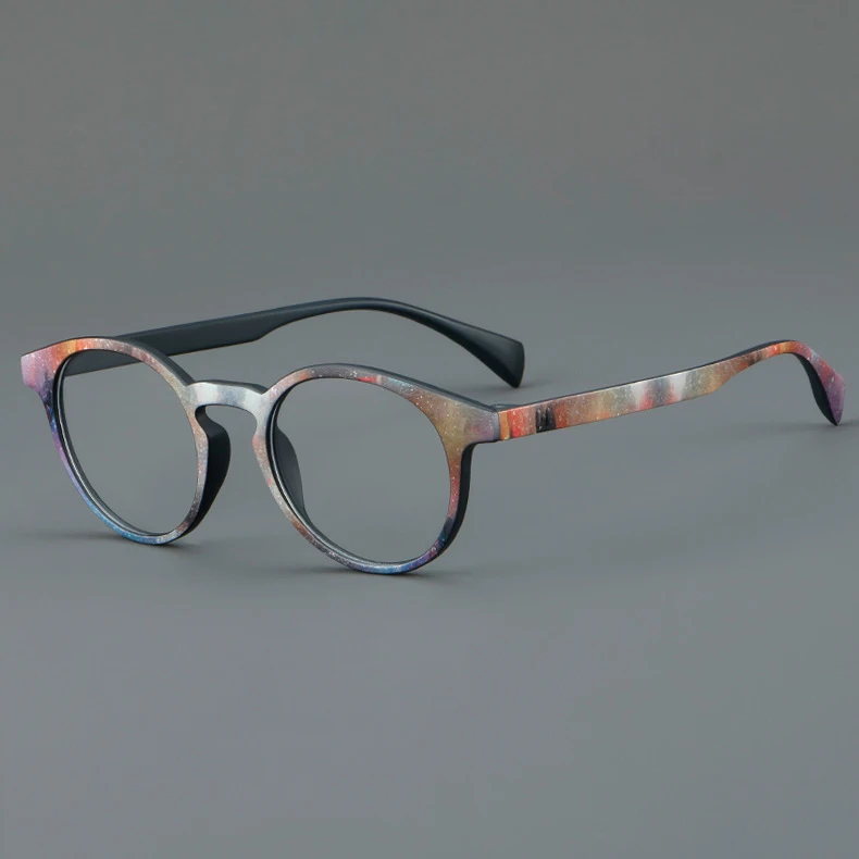 R57059 Regenbogen Tr90 Presbyopie Brillen Dame Trend Cat Eye Lesebrille Dioptrie +100 +200 +300 Optische Klare Brille – Detail 5