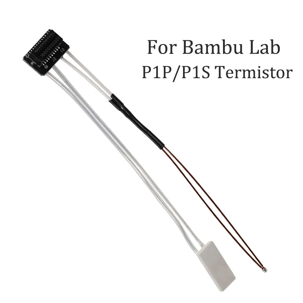 For Bambu Lab P1P Thermistor P1S  Ceramic Cartridge Heater 24v 48w Heating Tube for Bambulabs X1 X1C Thermistor Hotend