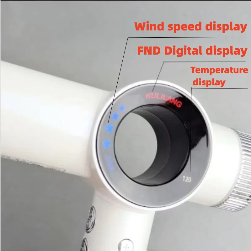 KULILANG Hair Dryer Professional Hair blower 1900W High Power Overheating Protection Strong Wind Drying Hair Care Styling Tool 4