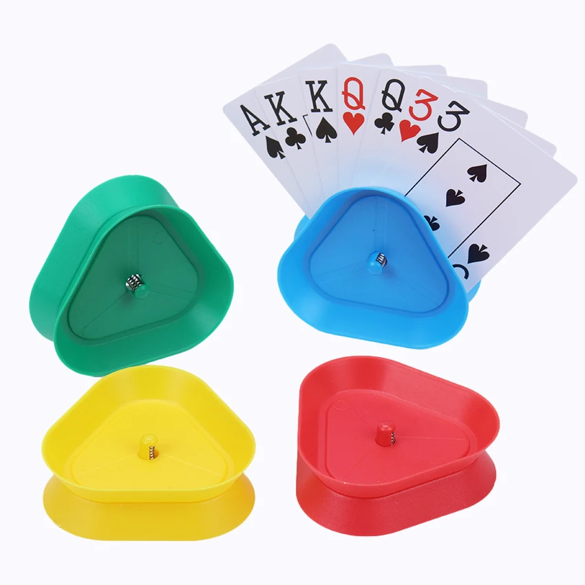 Triangle Hands-free Playing Card Holder 2/4PCS set