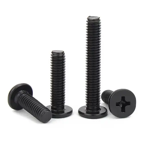 10/ 20/ 50pcs Black 304 Stainless Steel Cross Phillips Ultra Thin Flat Wafer Head Screw CM M1.6 M2 M2.5 M3 M4 M5 M6 for Laptop - Image 5