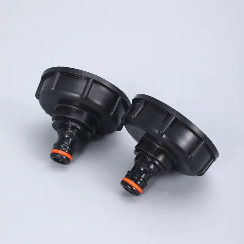 IBC Tank Valve Adapter Hose Garden Water Connector 60mm Coarse Thread Replacement Valve Fitting Parts 1/2" 3/4"