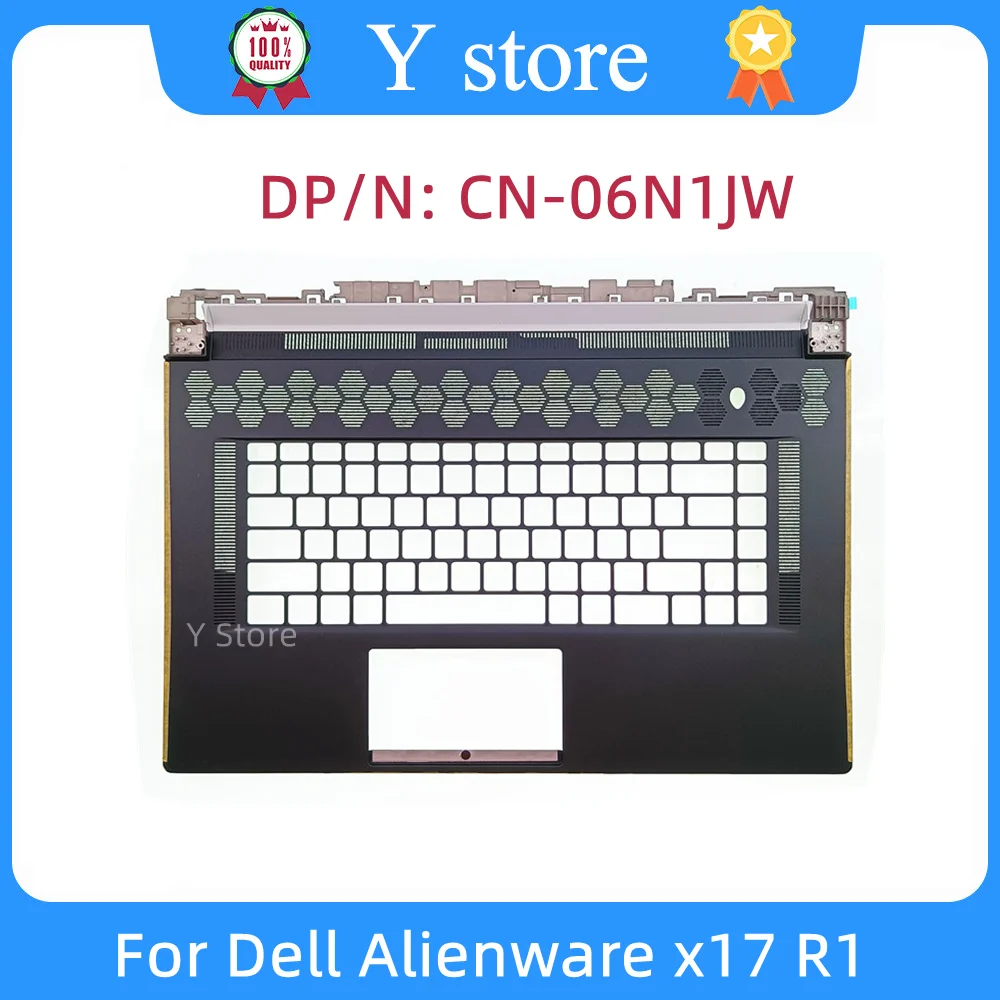 

Y Store New Original 06N1JW 6N1JW GDS70 For Dell Alienware X17 R1 Gaming Laptop US Palmrest Upper Cover Case Keyboard C ​Shell