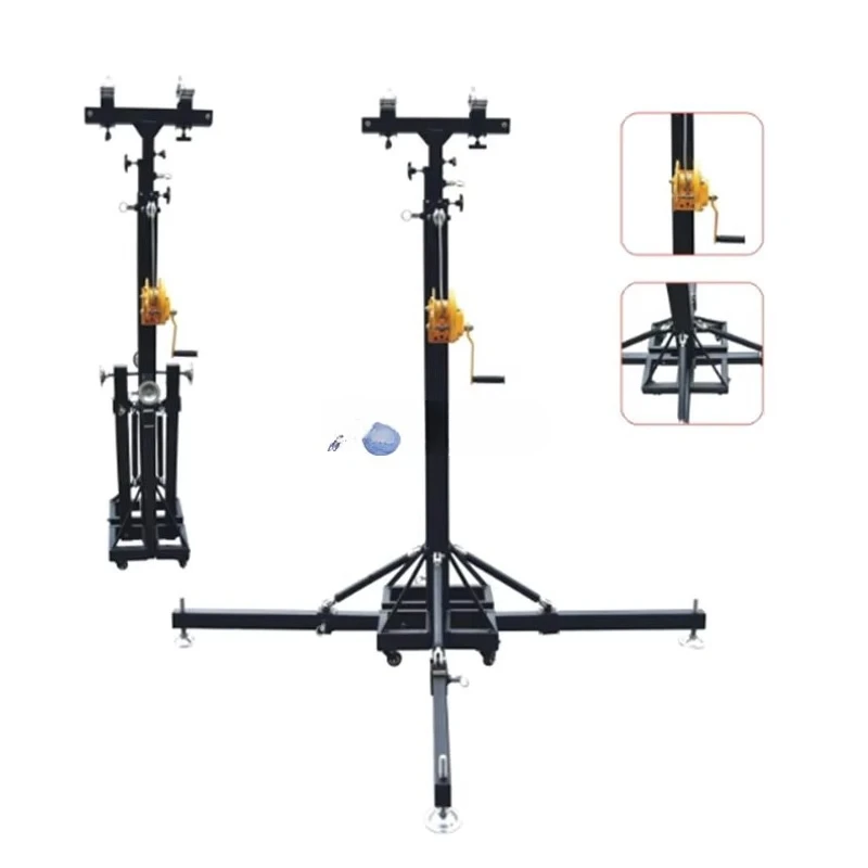 3M 300kg tragbarer Metall-Draht-Traversenlift mit Handkurbel für TV-Displays