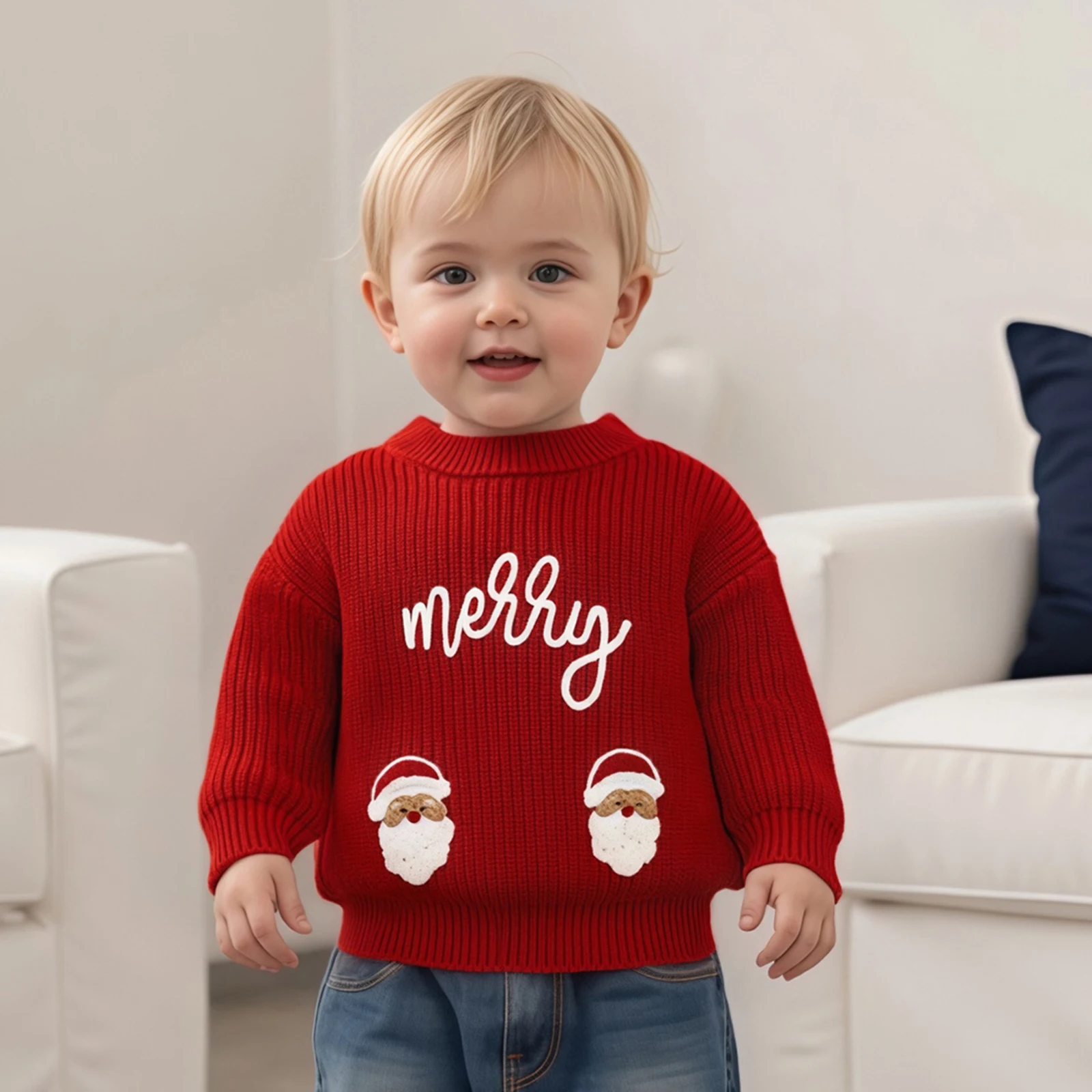 Maglione Di Natale Bambini Con Babbo Natale Dabbing – Nero, Taglia 11-12 Anni – Unisex