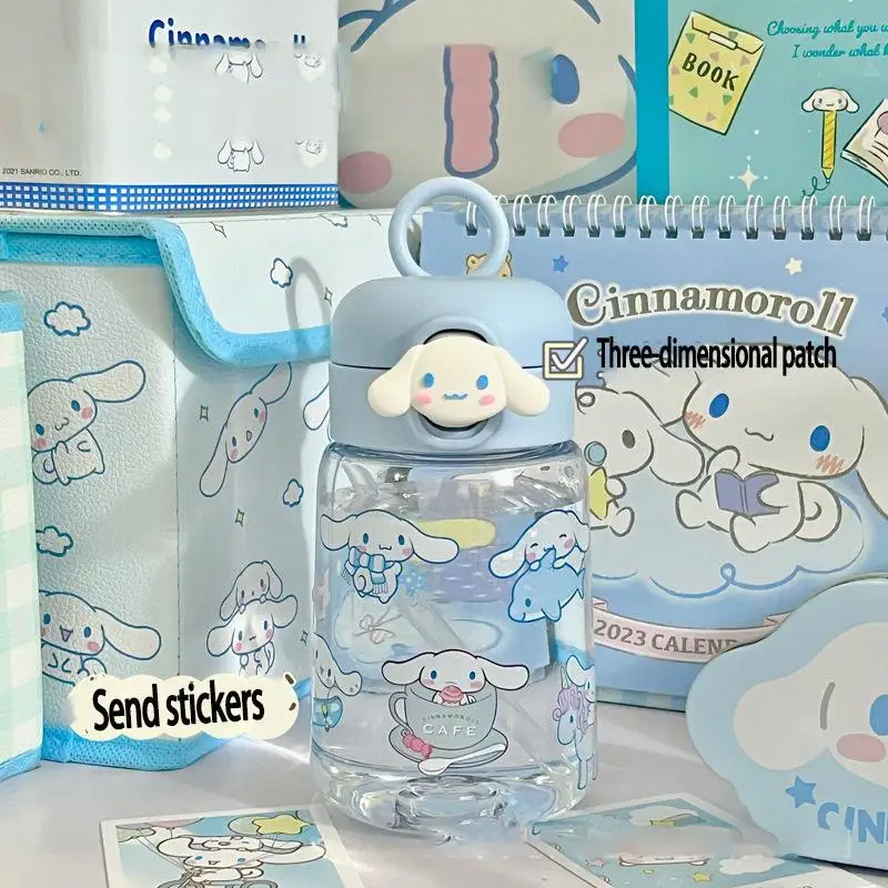 

Sanrio чашка Kuromi kawaii Девушка портативная ручная чашка мультфильм 400 мл простая Водонепроницаемая diy Высокая емкость sippy чашка подарок оптовая продажа