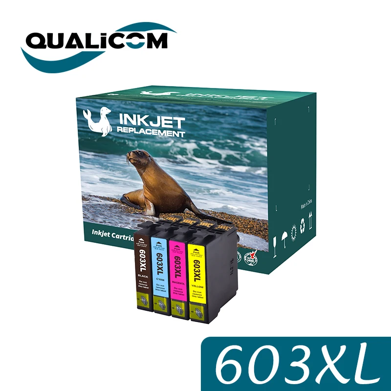 Cartuccia Di Inchiostro Compatibile Qualicom 603Xl T03A1 Per Epson Xp 2100 2105 3100 3105 4100 4105 2150 2155 3150 3155 4150 4155 Wf2810D