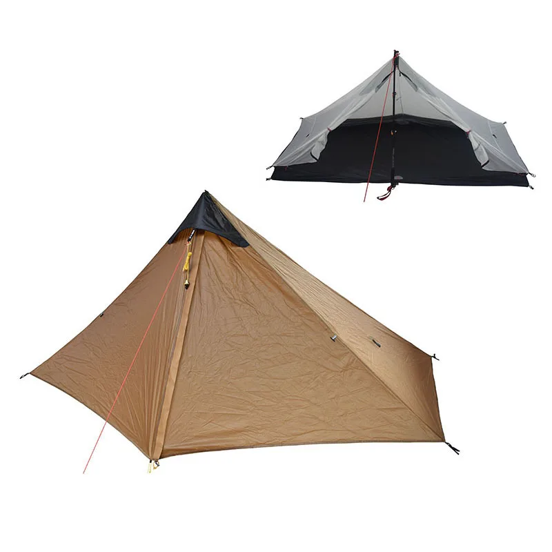 Cest UL Gear-C/T Inner Open Camping Tent Silnylon 3 4 Seasons 1 Person