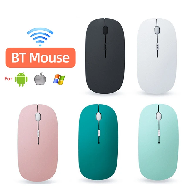 Acheter Souris Bluetooth sans fil Rechargeable, 2.4 ghz, Usb, pour Ipad,  Samsung, Huawei, Mipad, tablette Android, Windows, ordinateur portable,  ordinateur portable