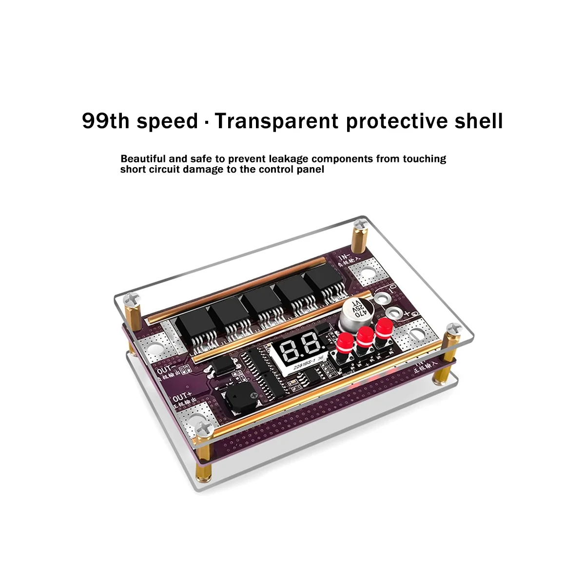 

K99 Small Automatic Spot Welding Machine Portable 18650 Lithium Battery Spot Welding Machine Control Motherboard