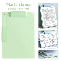 Durable Rotatable Dual - Use Portable Writing Pad and File Folder (Green)