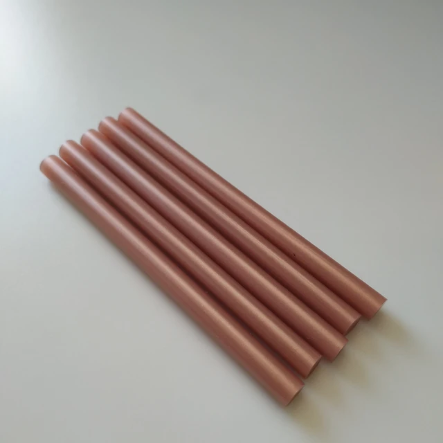 20pcs Thermoplastic Hot melt adhesive rod Hot Melt Glue Stick Metallic Rose Color DIY Wax Seal 7*100mm