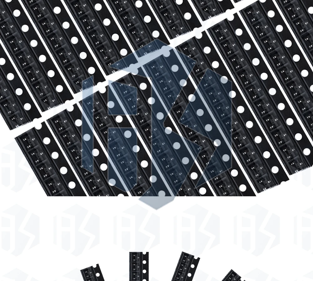 18 Arten X10Stk.=180Stk. SOT-23 SMD Transistor-Kit S9013 S9014 S9015 S9018 MMBT3904 MMBT3906 SS8050 SS8550 2N5551 2SC1815 Insgesamt – Detail 6