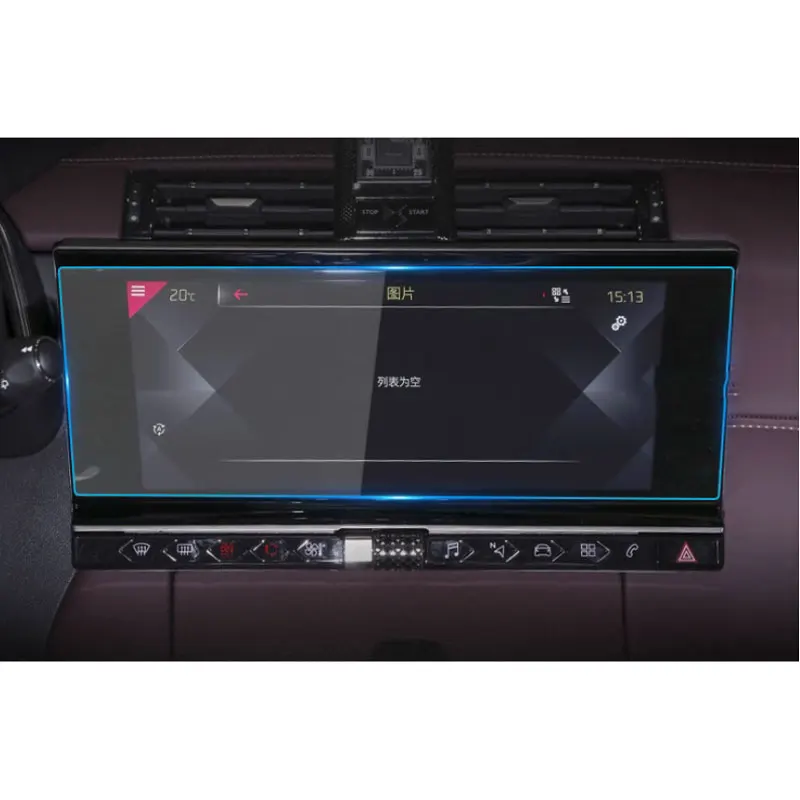 

For Citroen DS9 2020-20212pcs Car Multimedia Radio Display Auto Interior Accessories PET Screen Protector
