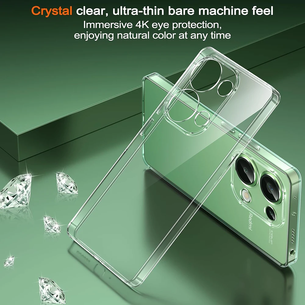 Ultra Thin Transparent Clear Silicone Case Cover