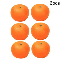 Artificial Orange Fruit Decorations - Set of 2/4/6 for Home and Event Decor【Homeclub】 (6pcs)