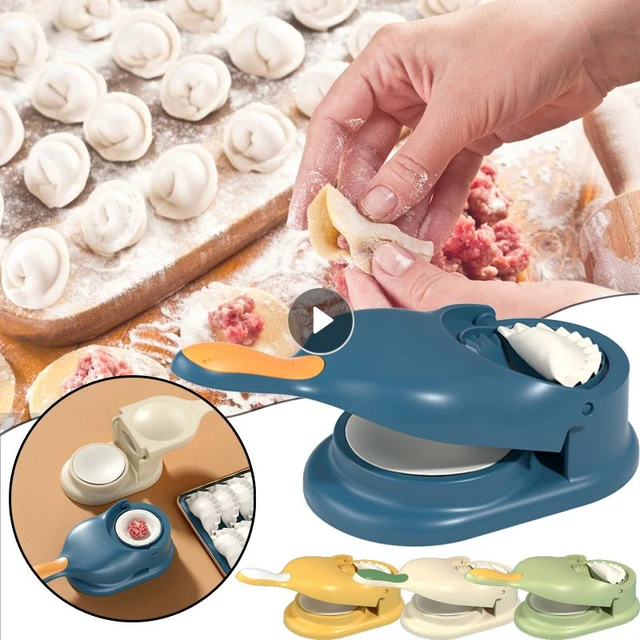 2 In1 Dumpling Maker DIY Kit Wrapper Presser Manual Labor-Saving