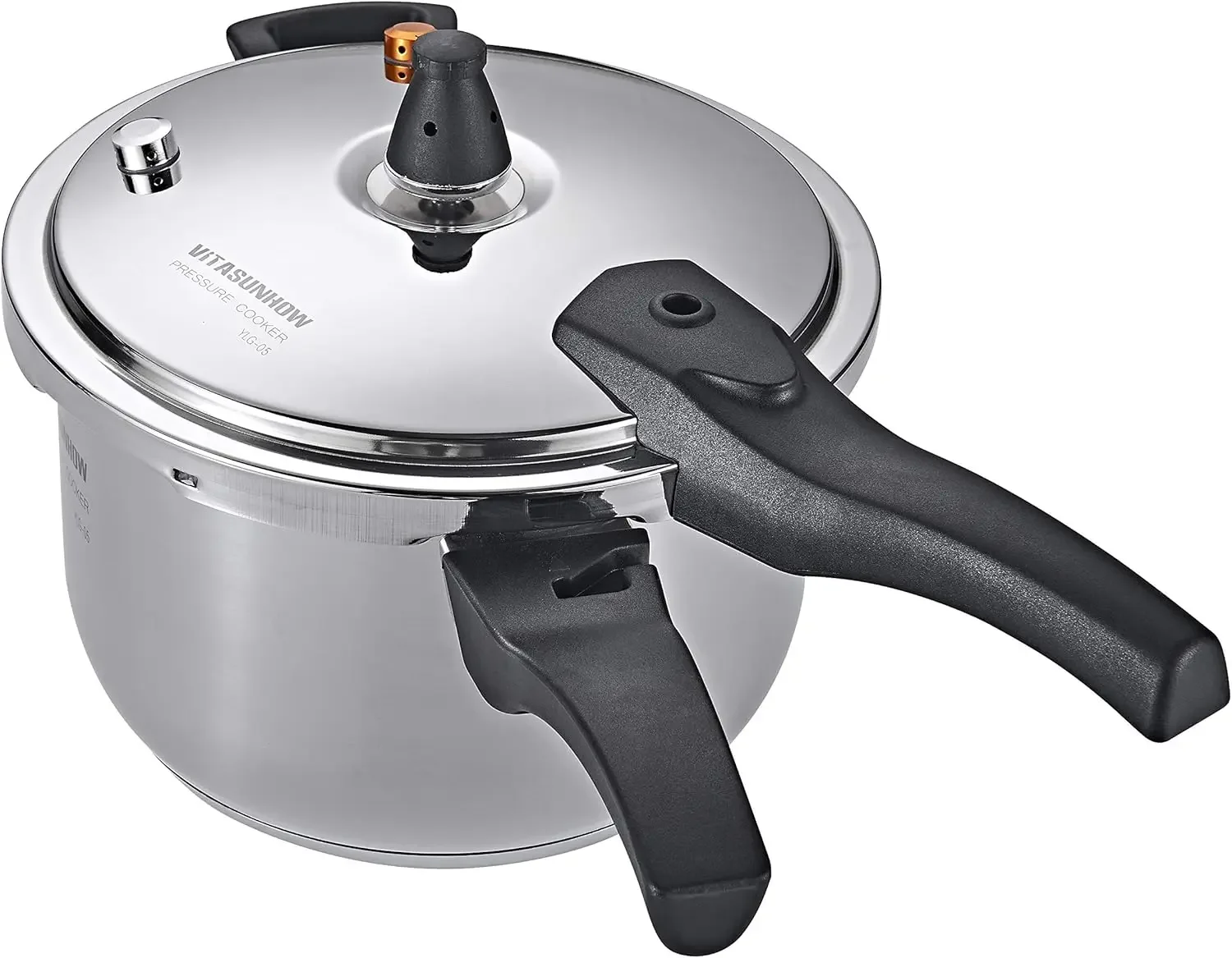Steel Pressure Cooker with Steamer Basket, Faster Cooking and Safety Pressure Release (7-Liter) 3