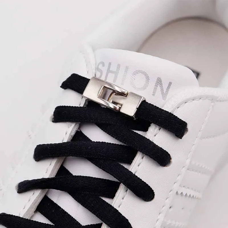 Weiou Lace Shoelace Accessory lacet epais Head 8.9*15.3mm Sneaker Cordon Cool Tips Replacement Silver Metal Canvas String Buckle