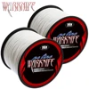 Warknife 16 Strands 100M - 2000M Hollow Core PE Braid Extreme Japan Braided Fishing Line 20LBs-500LBs Fishing Assist Line White 3
