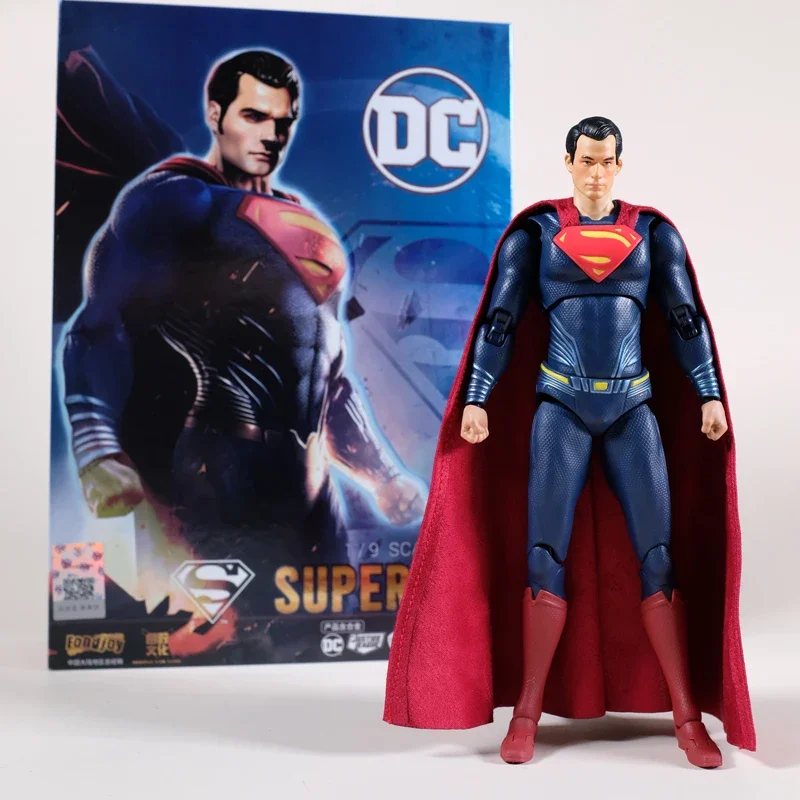 

Genuine 19cm Dc Comics Justice League Movie Black Superman Classic Superman Action Figure Collection Doll Model Boy'S Gift