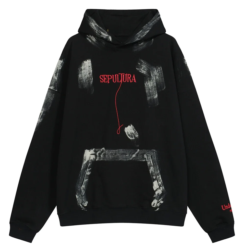 Distressed Hoodie Detail