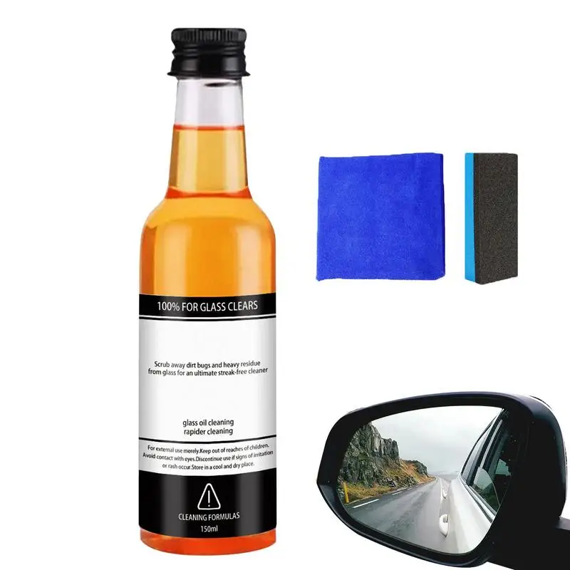 

Car Glass Oil Film Cleaner Car Windshield Cleaner Auto Glass Cleaner Windshield Coating Liquid For Rear View Mirrors Car Light