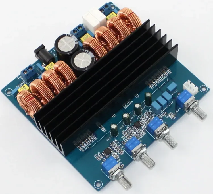 DC24V-DC32V 2.1 채널 디지털 파워 앰프 보드, 클래스 D 앰프 보드, TPA3116 너머 TDA7498, 200W + 100W + 100W
